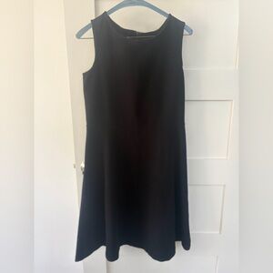 Talbots Black Sleeveless Midi Dress